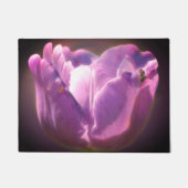 Lavendel Tulip mit winziger Beere Nah Fußmatte (Vorderseite)