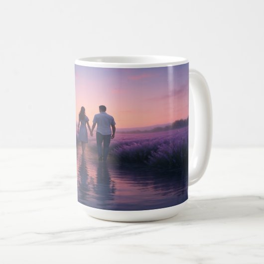Lavendel Twilight Kaffeetasse (VorderseiteRechts)