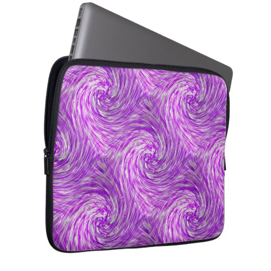 Lavendel Twirls..... Laptopschutzhülle (Vorne Rechts)