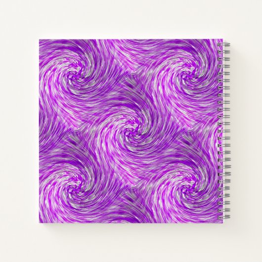 Lavendel Twirls..... Notizblock (Rückseite)