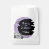Lavendel über der Mondhochzeit Personalisiert Geschenktütchen (Vorderseite)