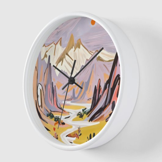 Lavendel Uhr (Winkel)