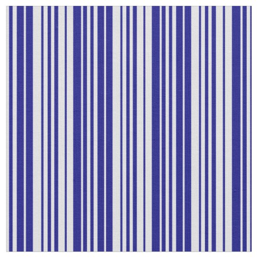 Lavendel und blaues Streifen-/Blattmuster Stoff (Nahaufnahme)