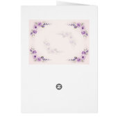 Lavendel und Blush Foto Hochzeit (Hinten)