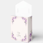Lavendel- und Blush-Gastgeschenk Hochzeit Geschenkschachtel (Offen)