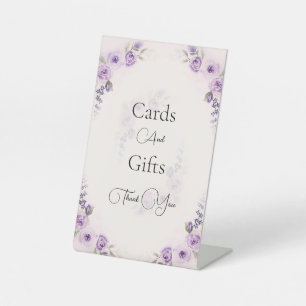 Lavendel und Blush Rose Hochzeit Sockelschild