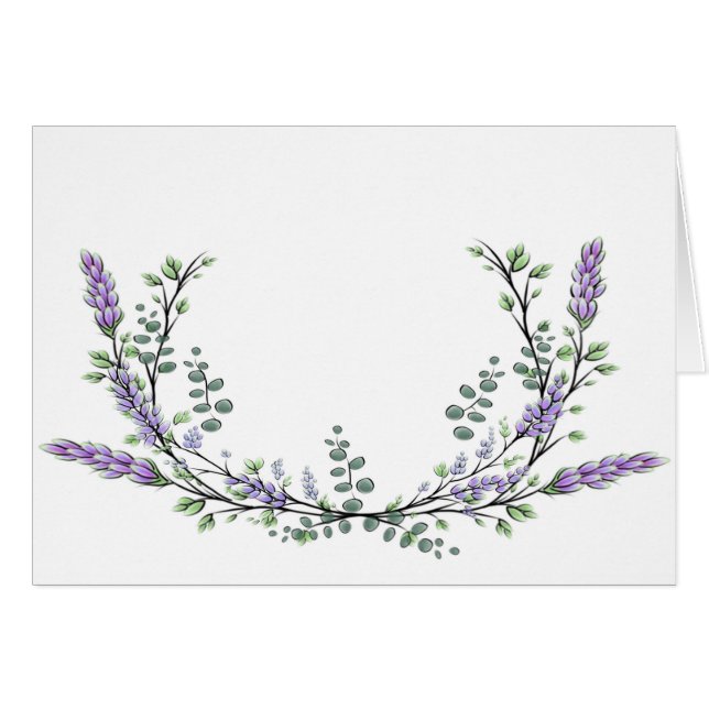 Lavendel und Eukalyptus (Vorderseite (Horizontal))