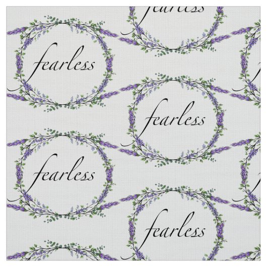 Lavendel und Eukalyptus Fearless Stoff (Muster)