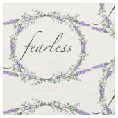 Lavendel und Eukalyptus Fearless Stoff (Nahaufnahme)