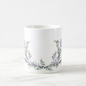 Lavendel und Eukalyptus Kaffeetasse (Mittel)