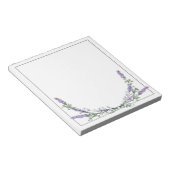 Lavendel und Eukalyptus Notizblock (angewinkelt)