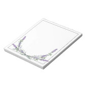 Lavendel und Eukalyptus Notizblock (Rotiert)