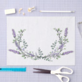 Lavendel und Eukalyptus Seidenpapier (Handwerk)