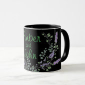 Lavendel und Eukalyptus Tasse (VorderseiteRechts)