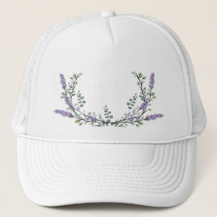 Lavendel und Eukalyptus Truckerkappe