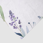 Lavendel und Eukalyptus Wasserfarbe Seidenpapier (Ausschnitt)
