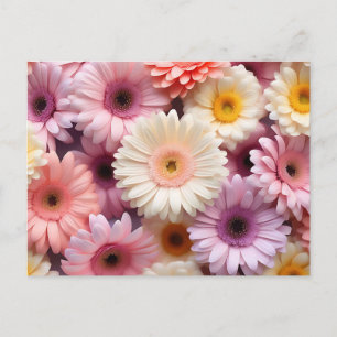 Lavendel und gelbe Milchprodukte Postkarte