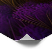 Lavendel und Goldlandschaft Poster (Ecke)
