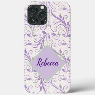 Lavendel und Green Iphone Gehäuse, personalisiert Case-Mate iPhone Hülle
