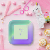 Lavendel und Grünbuch Pappteller (Party)