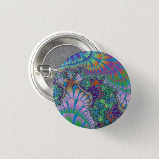 Lavendel und grüner Melt Button (Vorne & Hinten)