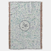 Lavendel und grünes Leaf-Programm Decke (Vorderseite Vertikal)