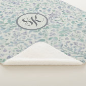 Lavendel und grünes Leaf-Programm Sherpadecke (3/4)