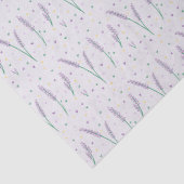 Lavendel und Herz Hübsch Feminine Seidenpapier (Detail)