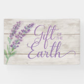 Lavendel-und Holz-Geschenk der Erdätherischen Öle Banner (Horizontal)