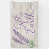 Lavendel-und Holz-Geschenk der Erdätherischen Öle Banner (Vertikal)