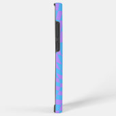 Lavendel- und Lichtblau-Prüfmuster Samsung Galaxy Hülle (Rechte Seite)