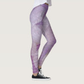 Lavendel und Lila Abstrakte Leggings (Rechts)