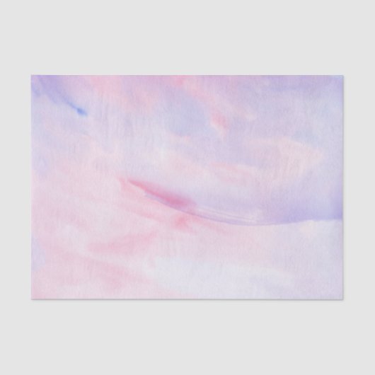 Lavendel und lila Marmorwatercolor-Muster Seidenpapier (Vorderseite)