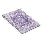 Lavendel und Lila Medallion Design Notizblock (Rechte Seite)