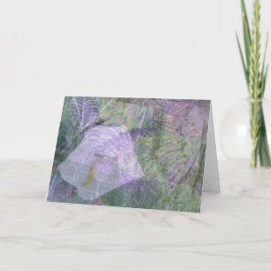 Lavendel und Lily Grußkarte Karte