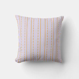 Lavendel- und Orangenmuster Kissen