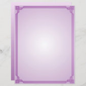 Lavendel- und Pflaumengrenze (Vorne/Hinten)