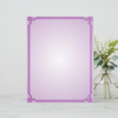 Lavendel- und Pflaumengrenze (Stehend Vorderseite)