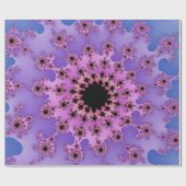 Lavendel und rosa Auge Geschenkpapier (Flach)