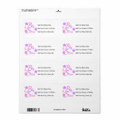 Lavendel und rosa Big Sister Geschenke (Vorne)