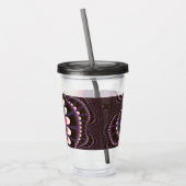 Lavendel und rosa Remix Acryltrinkbecher (Links)