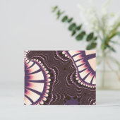 Lavendel und rosa Remix Postkarte (Stehend Vorderseite)