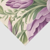 Lavendel und Rose Garten Blumendruck Seidenpapier (Ausschnitt)