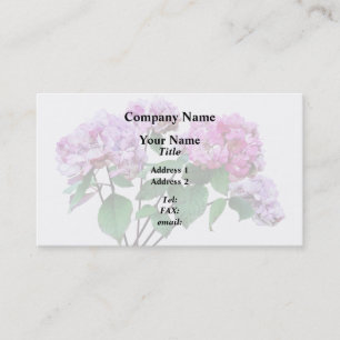 Lavendel und Rose Hydrangeas Visitenkarte