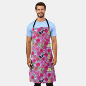 Lavendel und Rose Schürze (Getragen)