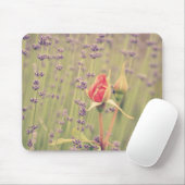 Lavendel- und Rosenblumen Mousepad (Mit Mouse)