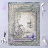 Lavendel- und Schmetterlingsfische Seidenpapier (Basteln)