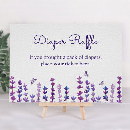 Lavendel- und Schmetterlingswaschbecken Poster