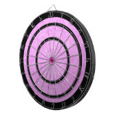 Lavendel und Schwarze Verordnung Dartscheibe (Vorderseite rechts)