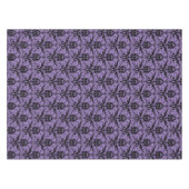 Lavendel und schwarzer Damaskettisch Tischdecke (Vorderseite (Horizontal))
